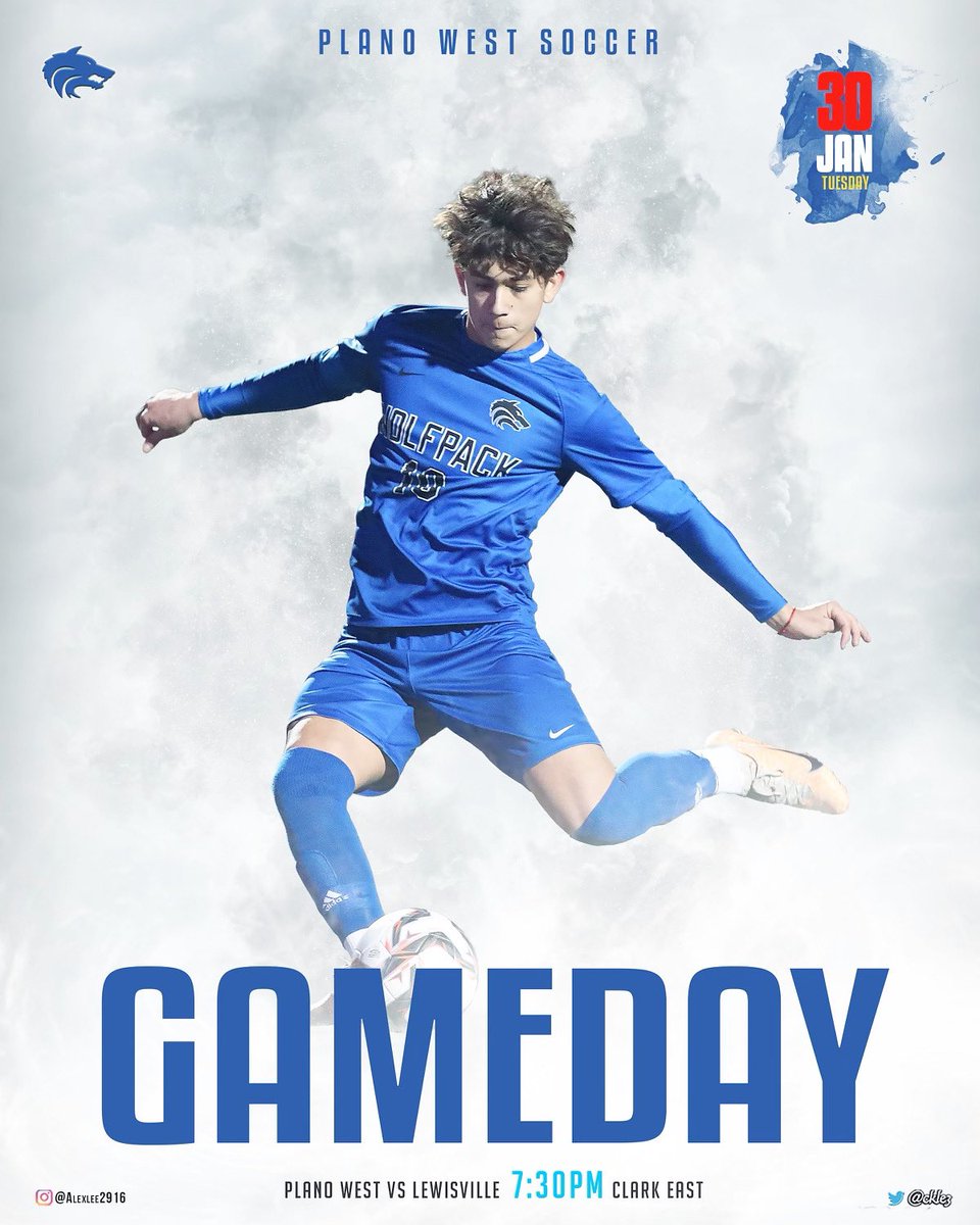 🚨⚽️GAME DAY⚽️🚨 What’s a good way to enjoy the nice weather we are having? Come out and cheer on the 🐺🐺🐺 against Lewisville. 🆚 Lewisville 🏟️ Clark East Stadium 🎟️ bit.ly/41gCVgd ⌚️ JV2 4:30 | JV1 5:45 | Varsity 7:30 Let’s go Wolfpack! 🐺💙 #family #projectp