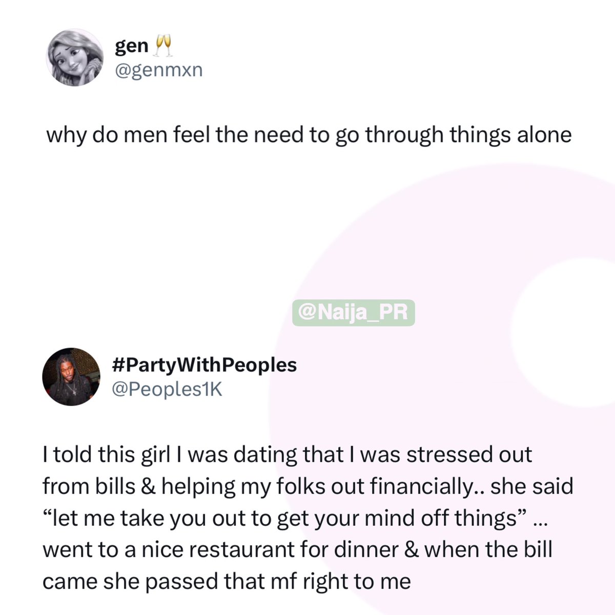 I go first crase for like 5 minutes 😭