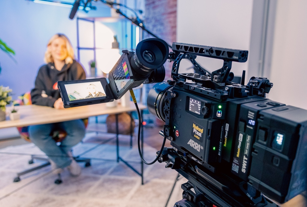 Capturing compelling video interviews with industry-leading equipment. Link in Bio #video #videocontent #filming #production #videoagency #videoproduction #film #webcasting