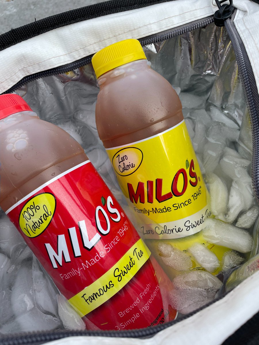 DrinkMilos's tweet image. The Milo's version of a cold plunge. 😉 

Now THIS is what we call #selfcare! 💛 Who's with us? 

#milostea #sweettea #coldplunge
