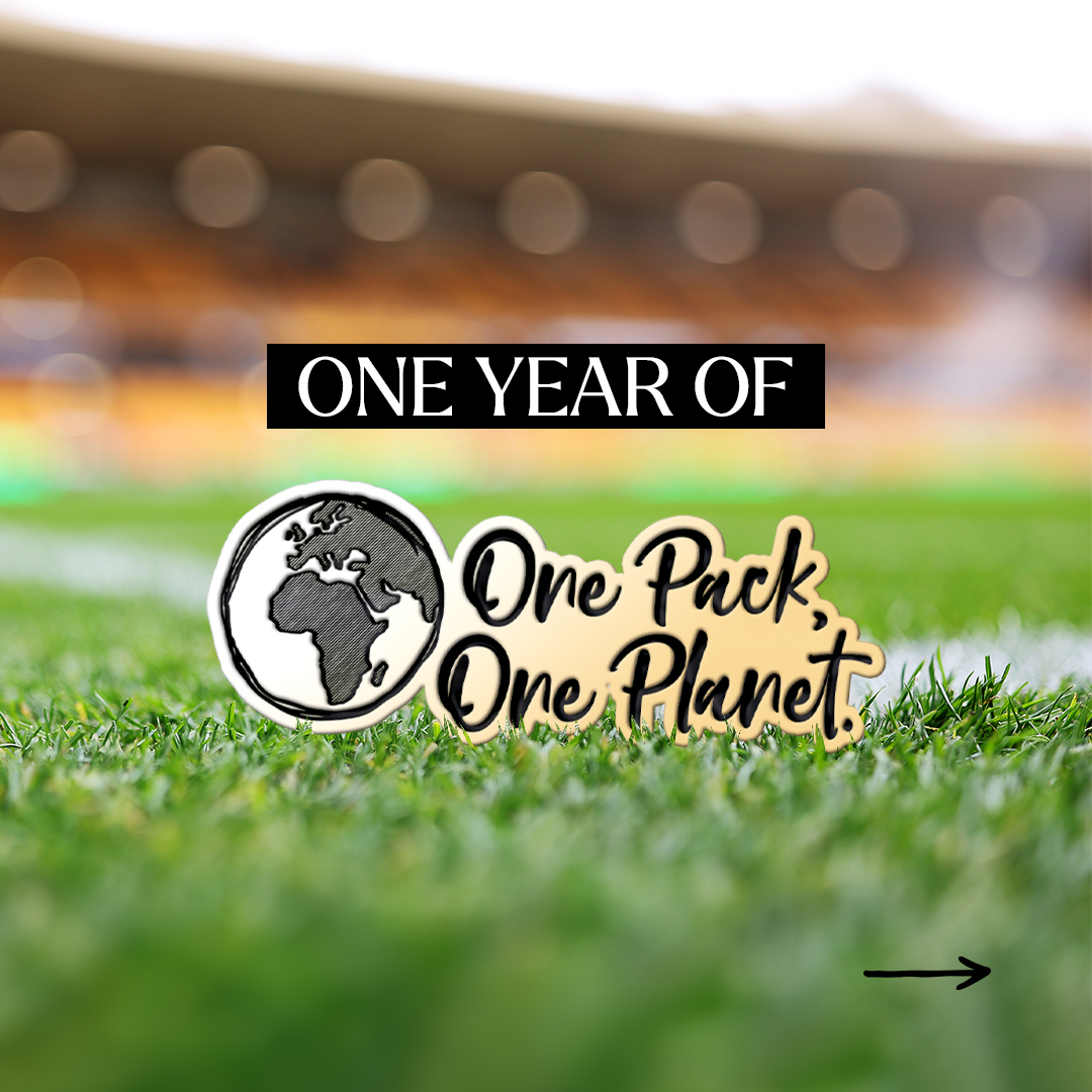 Wolves's tweet photo. We have published our first environmental sustainability report, ahead of our One Pack, One Planet fixture later this week.

Read about our progress so far, one year into the project 👇