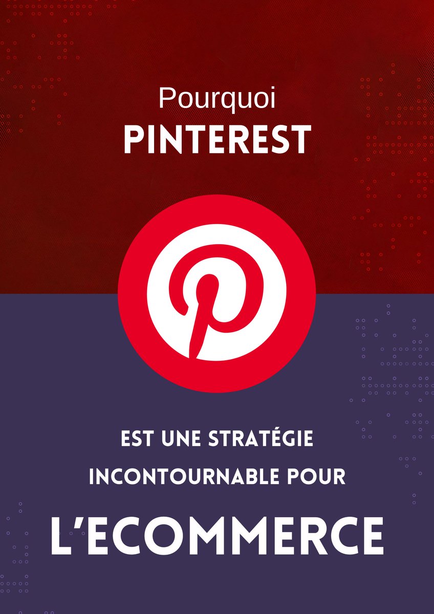 Tu sais utiliser Pinterest pour l'ecommerce ? 🚀

Voici un super guide gratuit pour te montrer comment utiliser Pinterest pour ton site Ecommerce afin d'obtenir plus de traffic et plus de ventes

Si tu le veux ?

- Like ❤
- Retweet 🔄
- Follow 👤
- Commente "ECOM