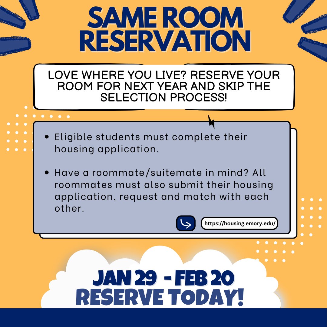 Emory Residence Life tweet media