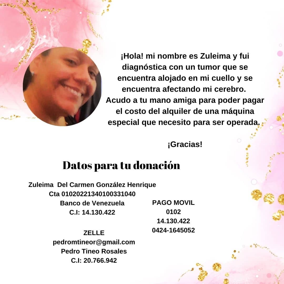 mgjimenez389's tweet photo. ¡Ayúdanos a salvar la vida de Zuleima! Un Repost también nos puedes ayudar 🙏 mañana Mier 31deEnero estaremos ofreciendo un show de Tango a partir de las 8pm en el Centro Uruguayo Vzlano Los Chorros
Dona 5$ para Zuleima ¡No Faltes! 
#LuisMiguel #Corpoelec #Digitel @AlexaGomezDos https://t.co/e9SGV7iizd