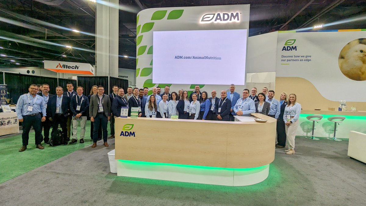 Come see #TeamADM at IPPE, Booth A1023! From layers to broilers, every poultry application has unique challenges and requires distinctly different solutions for success. Partner with us to create solutions that support your production goals! ADM.com/Poultry