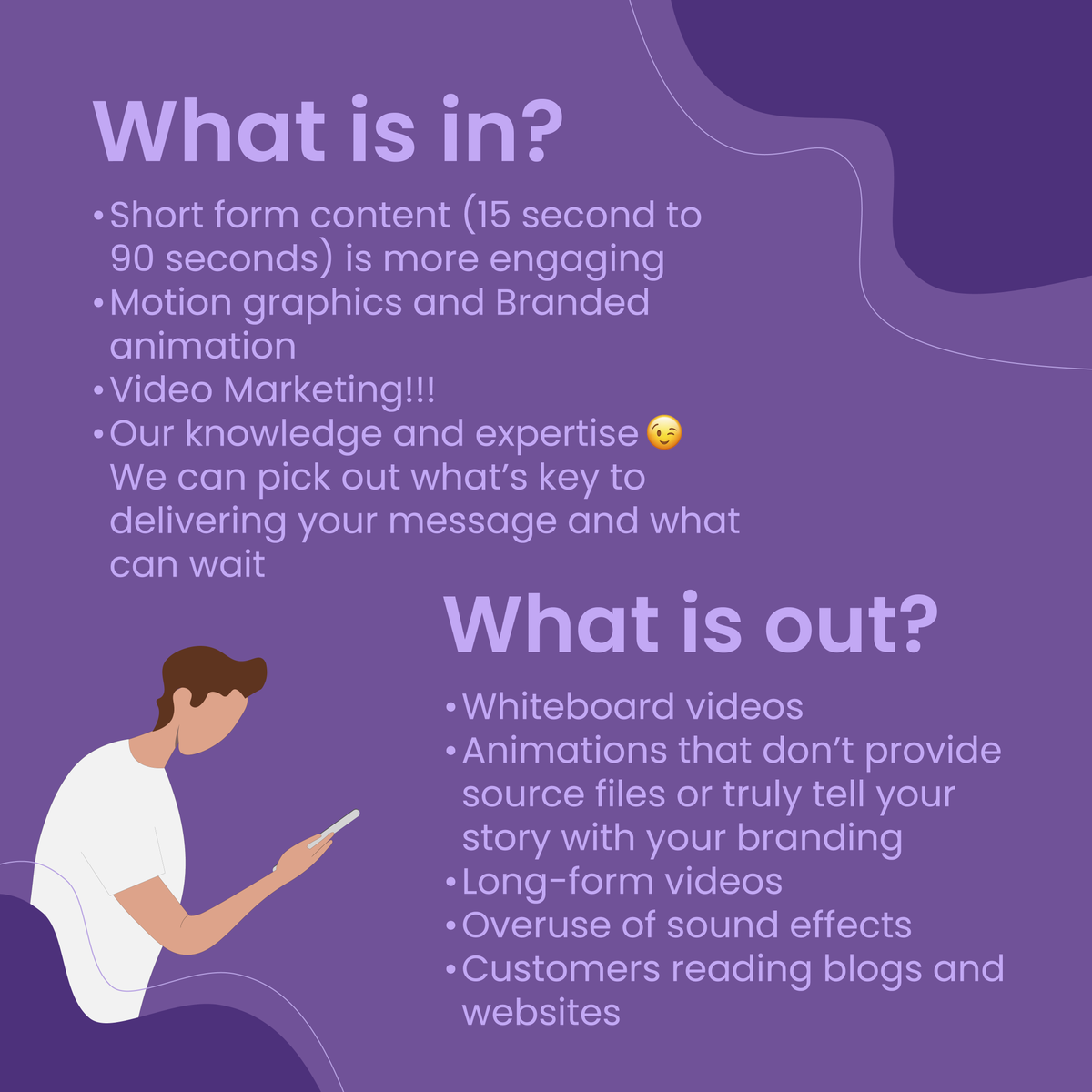 explainify's tweet image. Before it's late! 🌟 We're here to spill the tea on what's IN and what's OUT for the year 2024 🚀
Drop a comment 💭 let us know what you think.
#explainify #videomarketing #explainercompany #inwiththenew #outwiththeold #engagementiskey #trending