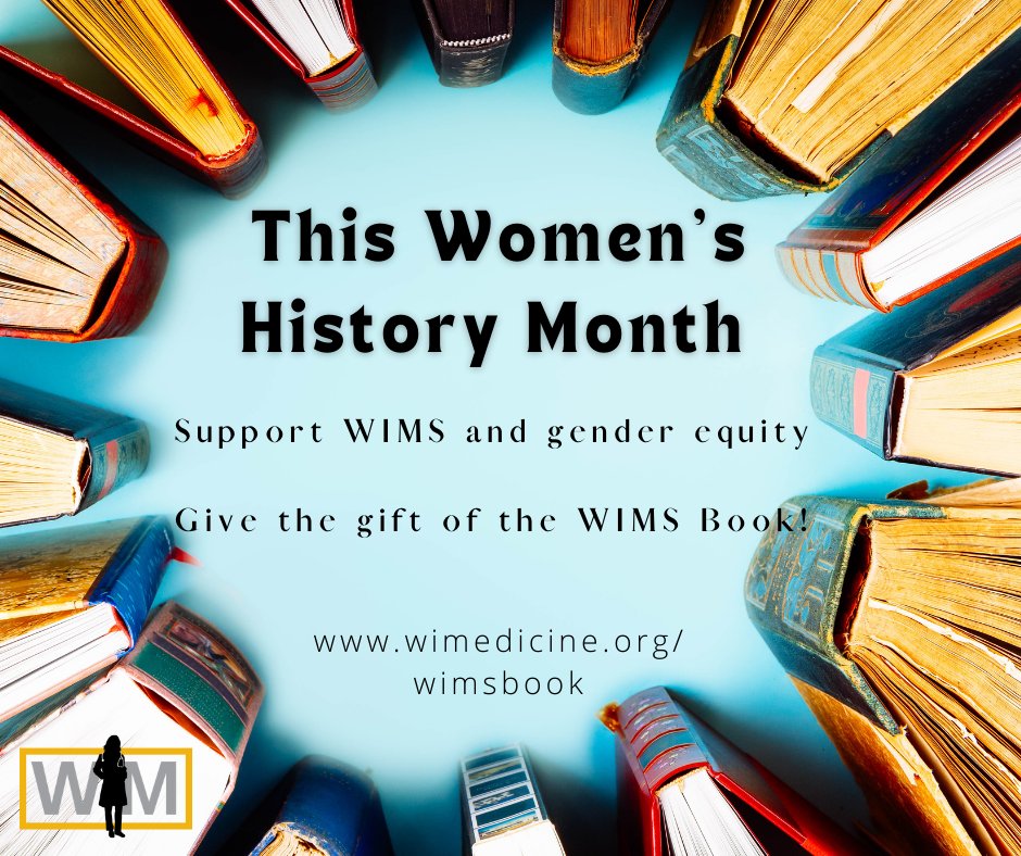 Women's History Month is a month away!

Now is the perfect time to consider a group order if the #WIMSbook for your women in medicine group, your department/division, or your book club!

More information about bulk orders and pricing: wimedicine.org/wimsbook