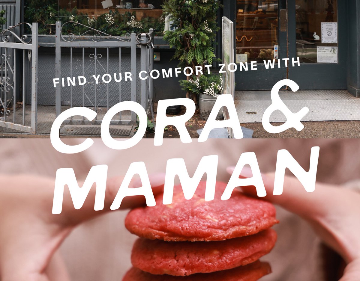 Hey NYC! 🍪 We’ve been cooking something up with Maman! Meet us at their Soho location, 239 Centre St, this Thursday at 8am to try our exclusive Comfort Cookie! First 100 guests get one on us 🍪💕