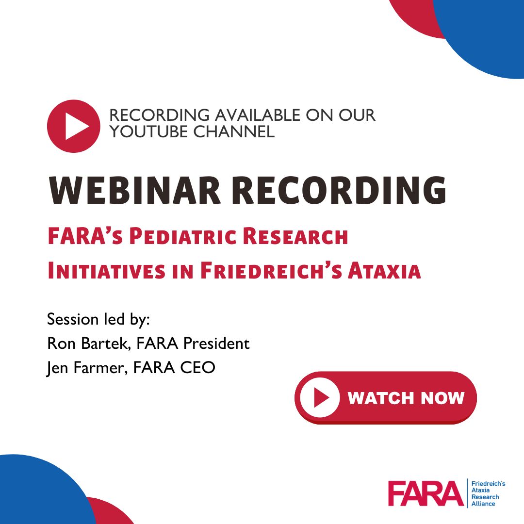 You can now access and view the recording of the Pediatric Research Initiatives in FA webinar on our YouTube channel! ▶️ Watch the Webinar: youtu.be/vrmRQTJl350