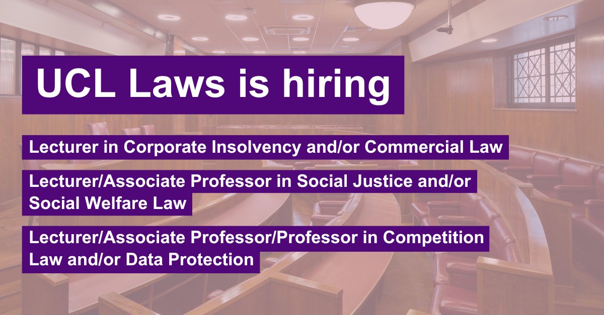 UCL Faculty of Laws tweet media