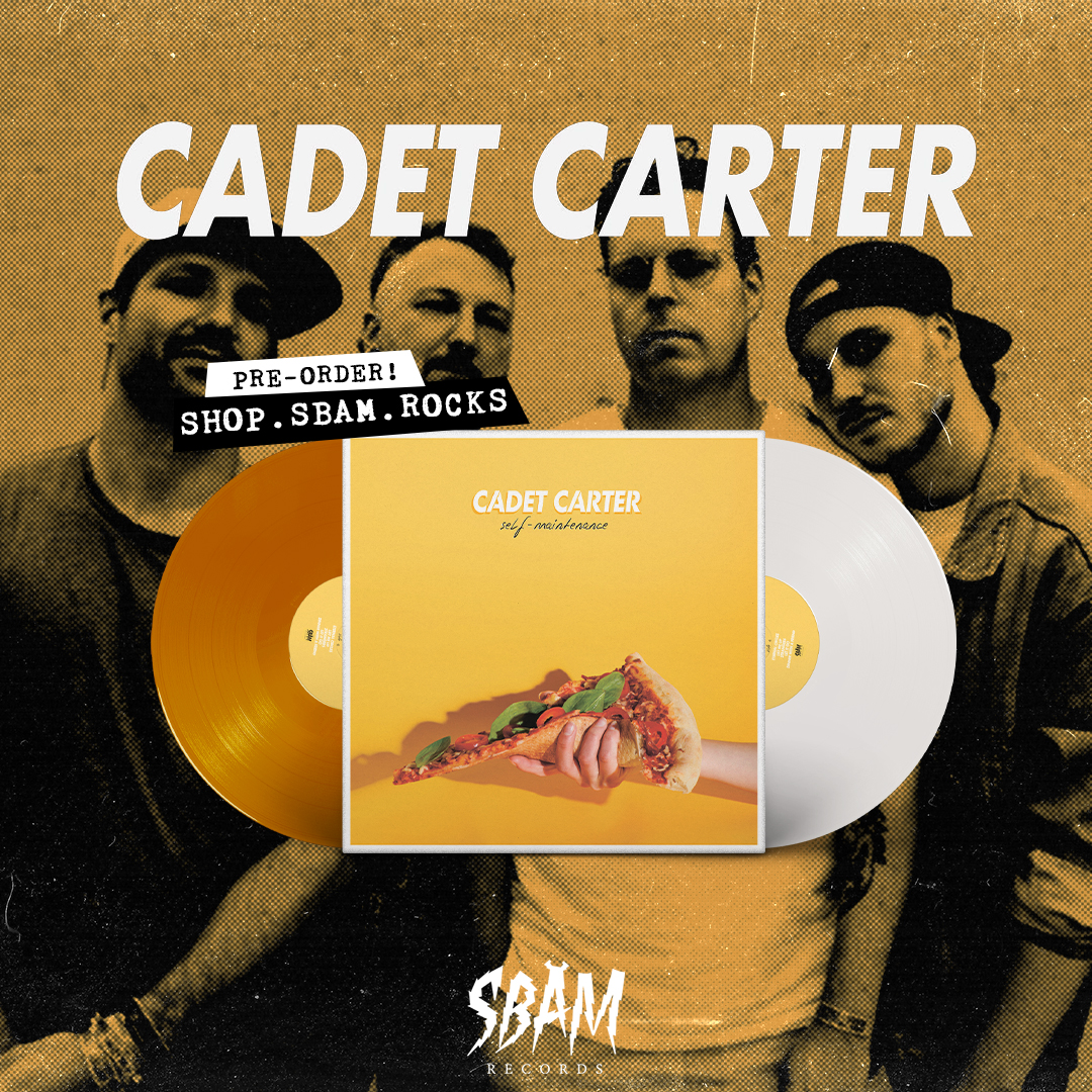 PRE-ORDER Cadet Carter – Self-Maintenance NOW! Grab one of the exclusive variants now while you still can! Album is out on April 12!🤘 SBAM Shop (EU/US/CAN): shop.sbam.rocks Kingsroad EU: eu.kingsroadmerch.com/sbam-records Kingsroad UK: uk.kingsroadmerch.com/sbam-records
