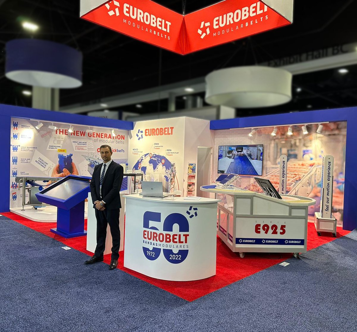 EurobeltGroup's tweet photo. FIRST DAY AT #IPPE
We are ready!! looking forward to seeing you in Hall B42070

#ippe2024 #eurobelt #conveyorbelts https://t.co/ZQ9D2jLKsP