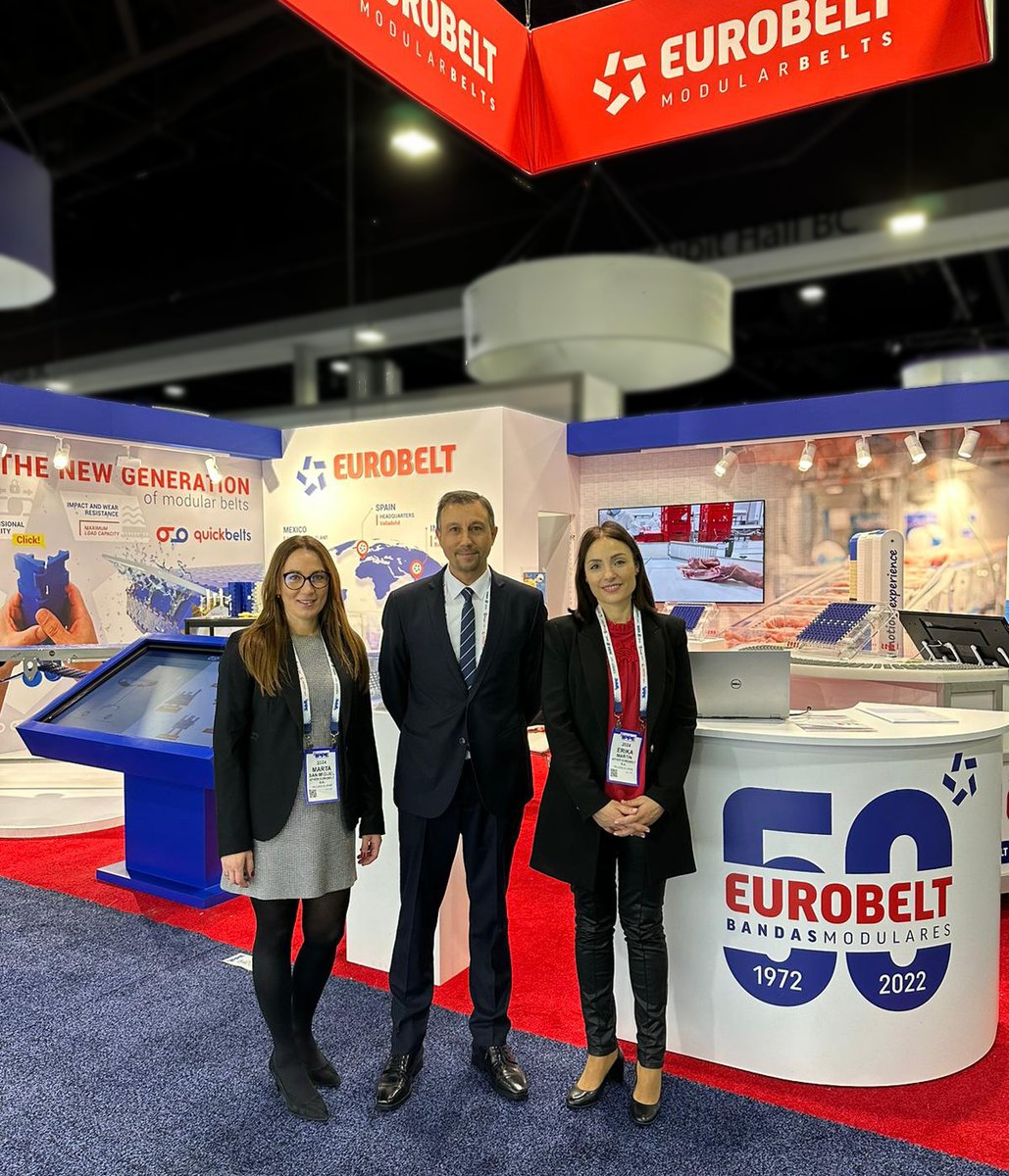 EurobeltGroup's tweet photo. FIRST DAY AT #IPPE
We are ready!! looking forward to seeing you in Hall B42070

#ippe2024 #eurobelt #conveyorbelts https://t.co/ZQ9D2jLKsP