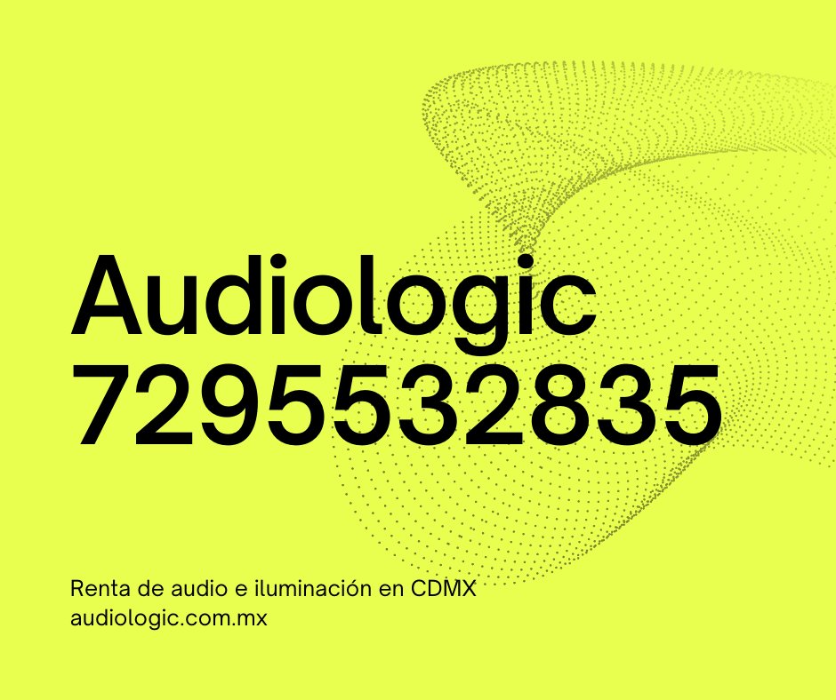 Renta de audio e iluminación en CDMX 

t: 729-5532-835
hola@audiologic.com.mx
audiologic.com.mx

@audiologicpro 

#proaudio #proilu #avpro 
#eventoscorporativos #eventos 
#buenmartes #felizmartes