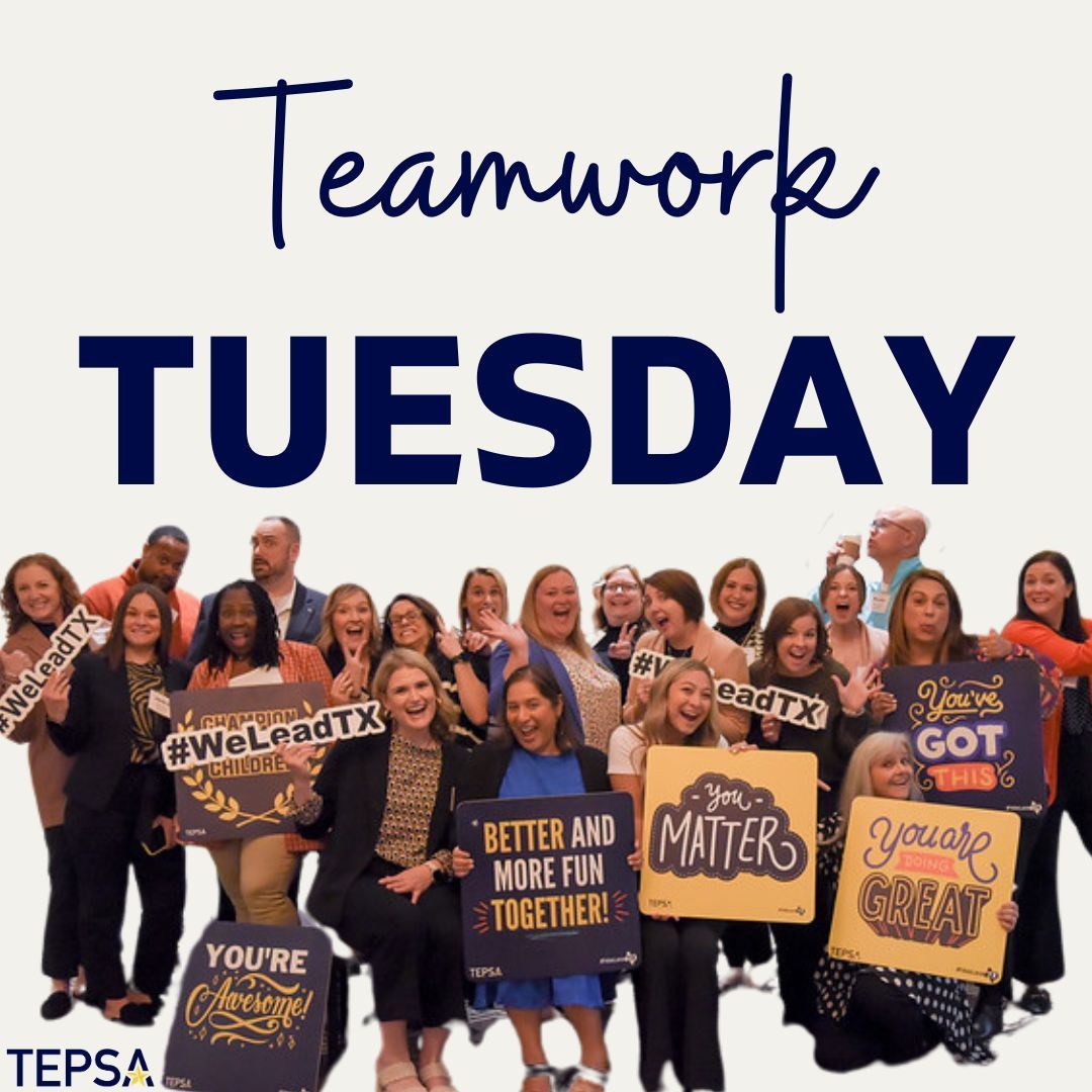 It's Teamwork Tuesday! Remember, we're stronger together. Tag a colleague you're grateful to collaborate with! 🤝🌟 

#WeLeadTX #TeamworkTuesday