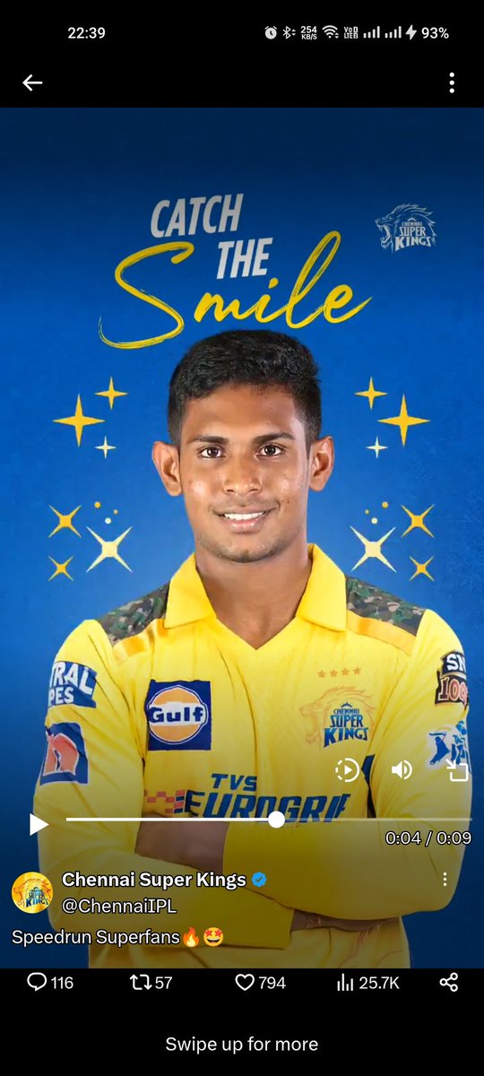 iambalajimurthy's tweet photo. @ChennaiIPL https://t.co/nnr3OCufvX