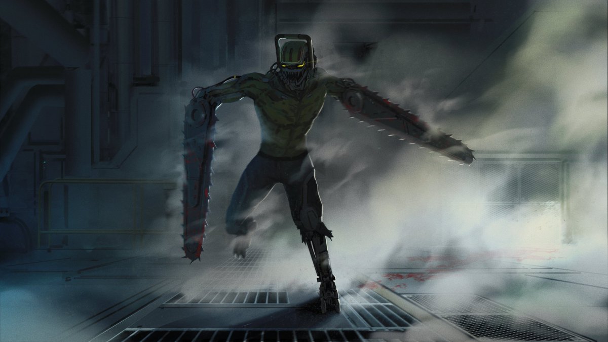 boomshootart's tweet photo. Sawcubus and Chainstrosity, obscure demons from #Doom2RPG redesigned for my #Doom fanfic #DayOfWrath
Art by @icemarv14
More art:
https://t.co/gEHgvgSm2X
#doom2016 #doometernal #chainsaw #scifi #zombie #cyborg #denji #chainsawdevil #cyberpunk #doomrpg #chainsawman #monster #demon https://t.co/dxJHObUDUs