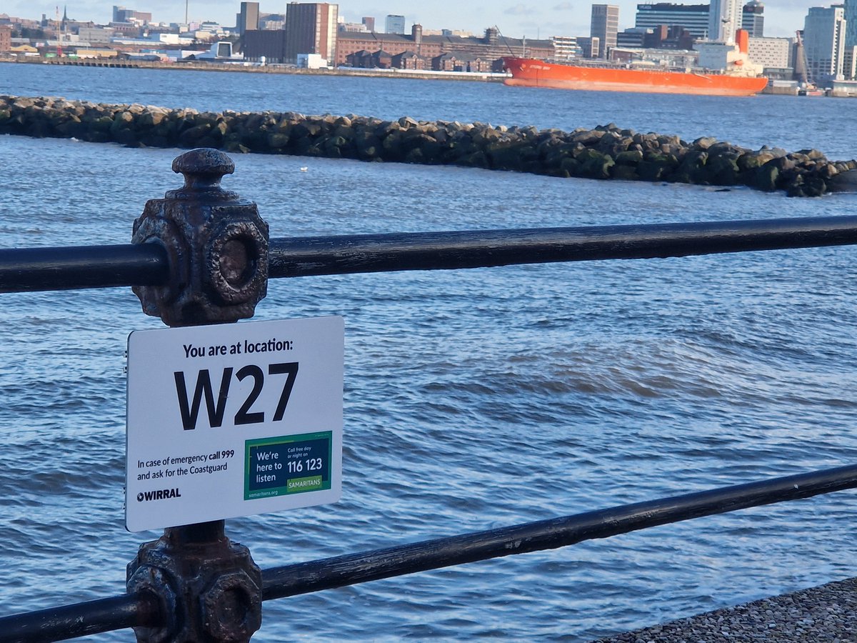 Great to see the Water Safety signs have now been fitted on the Promenade. All down to a Police Officer who struggled to find the exact location of an incident in Liverpool. If you see an emergency in the water you simply give the 999 operator the number of the nearest sign