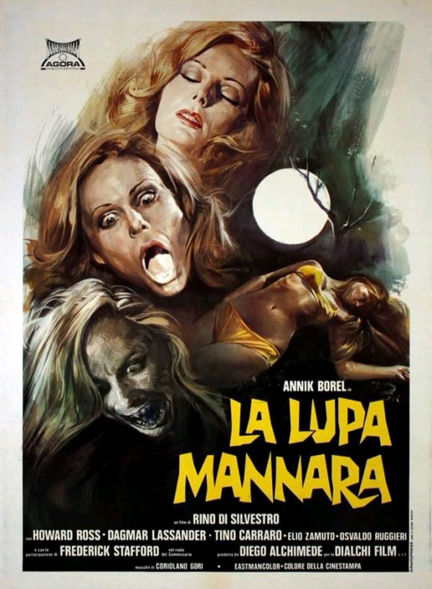 TheFilmFair's tweet photo. 4 Horror films 1 year - 1976 #WerewolfWoman #Schizo #Squirm #SatansSlave https://t.co/uRULpykCPu
