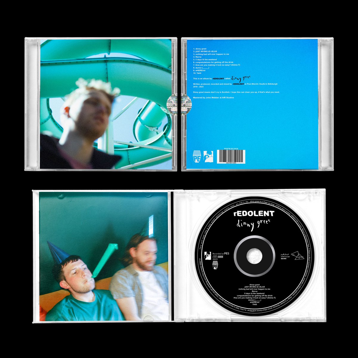 Can’t believe we’re finally announcing this! Our first proper album ‘dinny greet’ will be with yous on May 17th, 2024! Available on limited edition coloured vinyl LP, black vinyl LP and CD. Pre order now via the link in our bio.