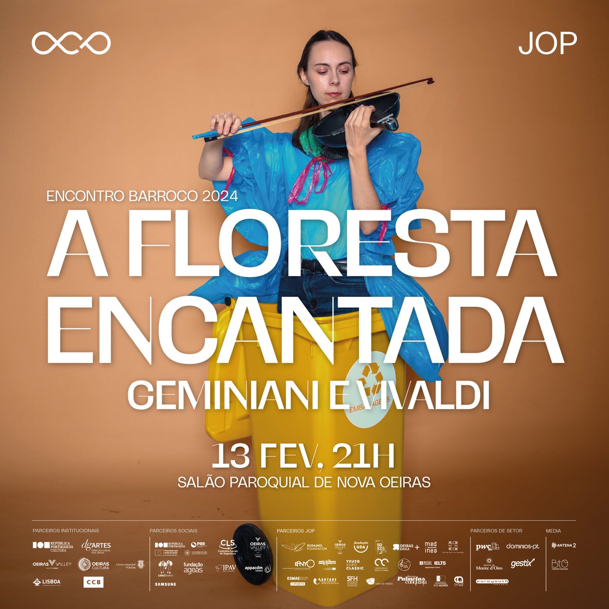 A Jovem Orquestra Portuguesa apresenta o seu concerto anual de Carnaval no Salão Paroquial de Nova Oeiras! Junte-se à JOP para uma noite italiana a transbordar de energia e vivacidade, com a grande Música de Vivaldi e Geminiani!

Reserve já o seu lugar em reservas@ocp.org.pt