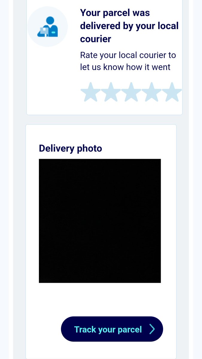 No, #Evri, this is not a proof of delivery photo. And given my parcel was not delivered at all last night, I'm baffled as to why you've given me a very precise delivery time and a photo of what I suspect is a close up of the delivery driver's car mat.