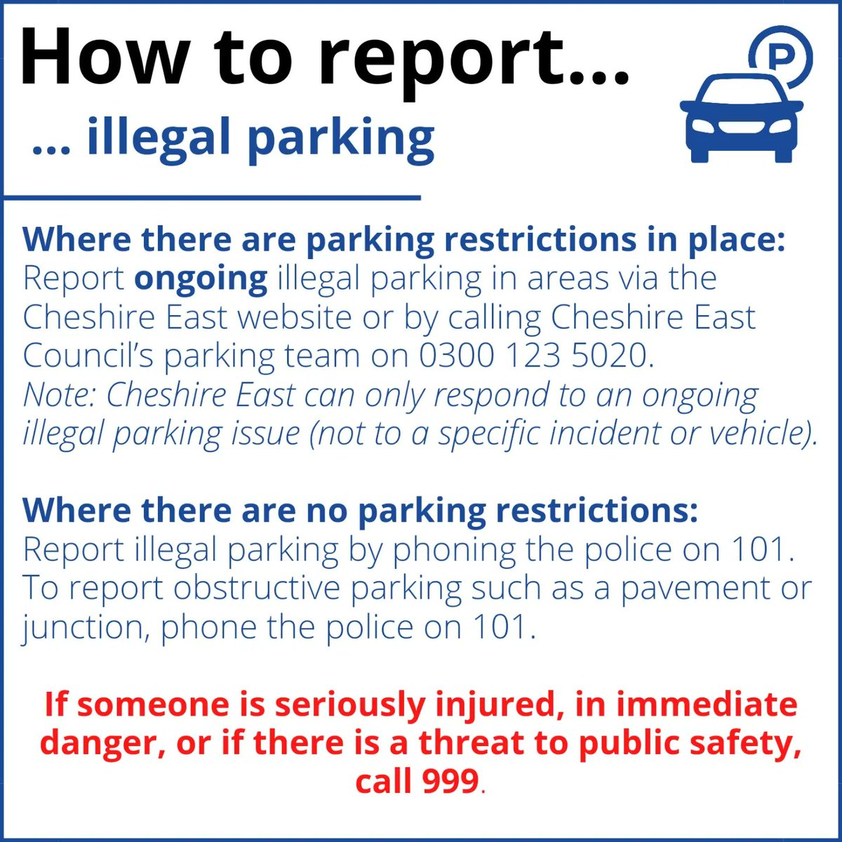 WilmslowTC's tweet photo. ℹ️ How do I report an issue?ℹ️ (Part 1) 
We have listed some common issues and how to report them to the correct Authority. 
If you find the information useful, please share it with others.
#ReportAProblem https://t.co/kmdEL8B9mu