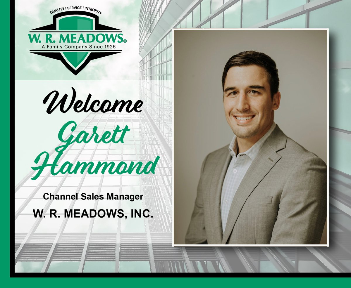 wrmeadows's tweet photo. Meet Garett Hammond, our new KNIGHTSHIELD Channel Sales Manager! He's ready to build relationships & boost our brand in the Northeast & Mid-Atlantic. Off work, he's a new dad, golfer & triplet! Excited for your journey, Garett!
#wrmeadows #knightshield #roofing #construction https://t.co/Zm340A7gK9