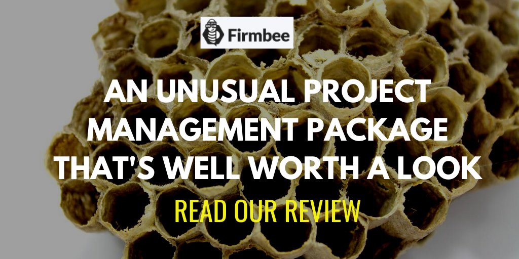 PM_Results's tweet photo. Read our review of Firmbee.  An interesting project management package with  features you wouldn't normally expect to see in this sort of package https://t.co/UYt6AzXyak #PM #PMOT #remotework #wfh #projectmanagement #business #workingfromhome #HybridWorkforce #remotePM #team https://t.co/EgsBTnkECS