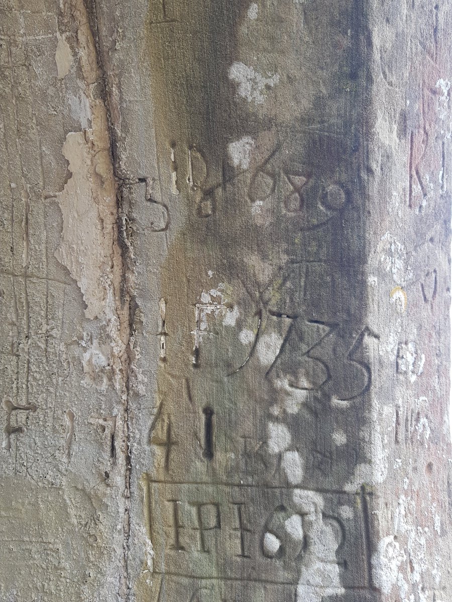 TheHistoryMouse's tweet photo. These are #TheTopThree #ChurchesForGraffiti from #TheWinterScamper2023 in the #NadderValley #DintonChurch #BaverstockChurch #TeffontMagnaChurch #ImJustStaringAtWalls https://t.co/ubfJsKwI0e