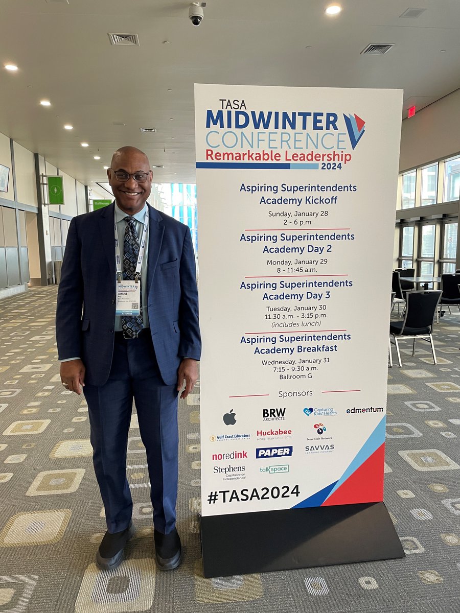 This week, Public Finance Vice President, Alfred Ray, attended the #TASA2024 Mid-Winter Conference. It was a fantastic opportunity to hear about innovative practices and connect with Texas school leaders.