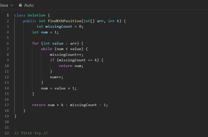 tara_prasada's tweet photo. Q:Kth Missing Positive Number
level: Easy
#leetcode #dsaeveryday #100DaysOfCode #100daysofpractice  #CodingJourney #codinglife #developers https://t.co/QHRnYEd1QP
