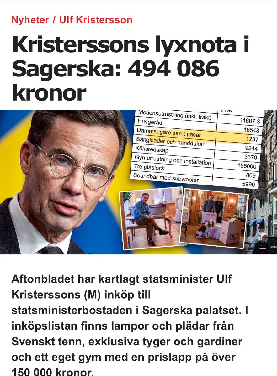 Sandinskan's tweet photo. Det som oroar mig mest här är att han har inhandlat en dålig dammsugare. https://t.co/iktsegEEx5