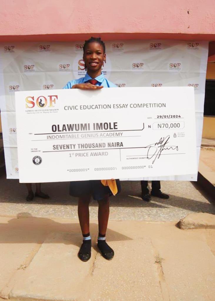 Samuel Olutuyi Foundation tweet media