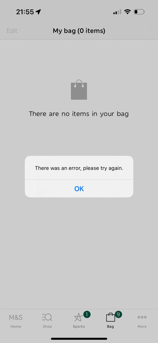 CarlyssWorld's tweet photo. @marksandspencer looks I won’t be able to use my sparks offer this evening and the app is working not is your website! 
So going to miss out on great offers! Left til last day of offers as only just got paid today!🙄 Gutted https://t.co/aOGWipK9bw