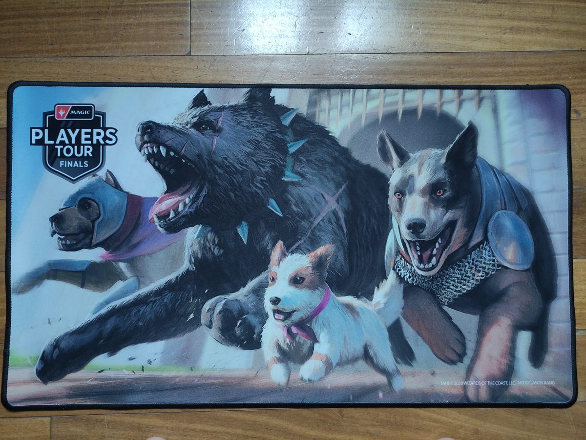 I made the decision to part ways with my most exclusive and arguably most awesome playmat... but for a good cause! All the money I can get for it will go to a Dog (and other animals) shelter in Buenos Aires. I can deliver in MagicCon Chicago, details in comments.