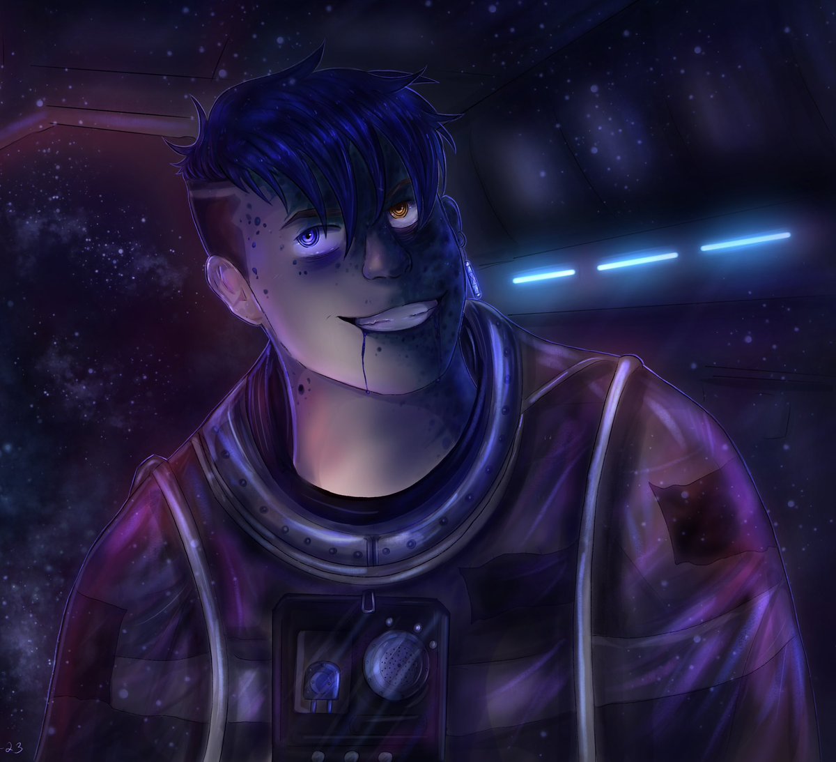 maksdumbart0120's tweet photo. To get this I had to survive this..

#setitoff #setitoffband #midnightsio #midnightsetitoff #fanart #blueberrycody #2019art #2018art #setitofffanart #redraw #oldart #CURSED #bandfanart #codycarson #codysio #siomidnight #lonelydance #setitofflonelydance #mv #aliencody https://t.co/HaDIqehbKB