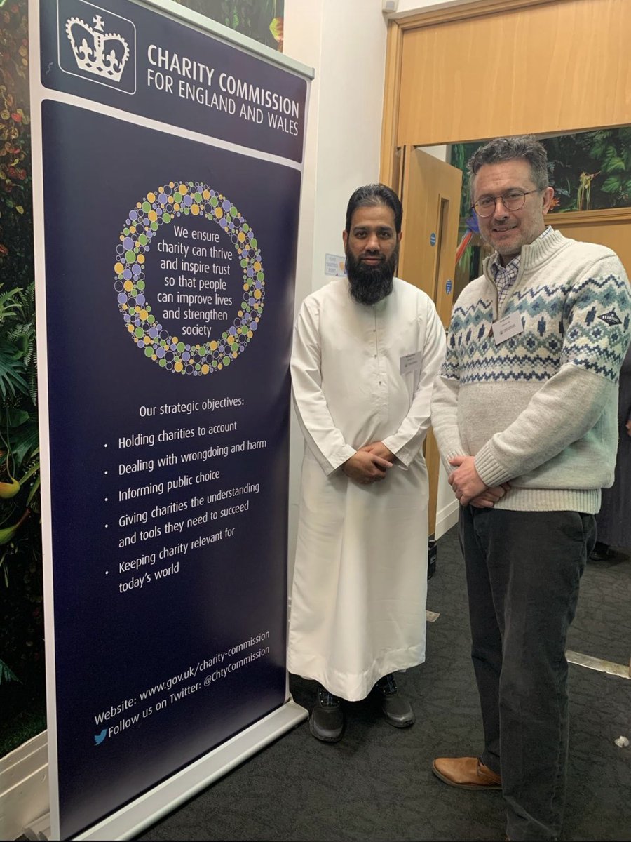 abdullahaiduk's tweet photo. Our Chair of Trustees with our CSTO at the charity Commision workshop. Very important to be geared up working in high risk countries. #abdullahaid #charity https://t.co/6K8uVCMPru