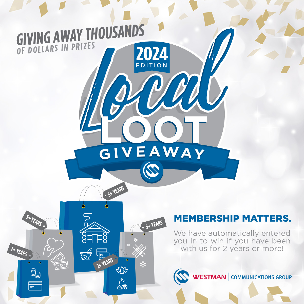 WestmanCom's tweet photo. Get ready to celebrate! 🎉 We're gearing up to announce the winners of our amazing giveaway! 
If you've been with us for two consecutive years or more, you're already entered! For more information, visit our website: https://t.co/UkzYkEELow https://t.co/wRqTSar93X