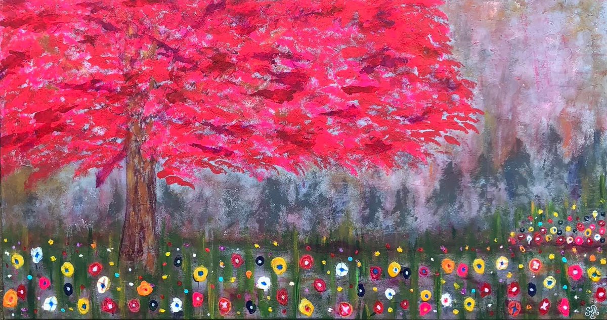 shonhudspeth's tweet image. “Raspberry Fields” 💕🌳 @shonhudspeth shonsart.com #RaspberryFields #ShonHudspeth