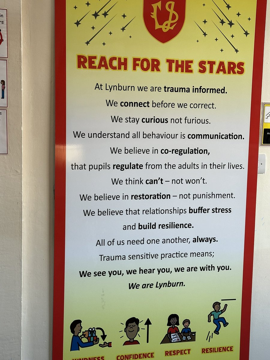 Delivering FASD workshop @lynburnPS today and spotted this at reception.  Made my day!! @LynburnNurture 
#FASD
#FASDAwareness
#traumainformedpractice
#traumainformedschools