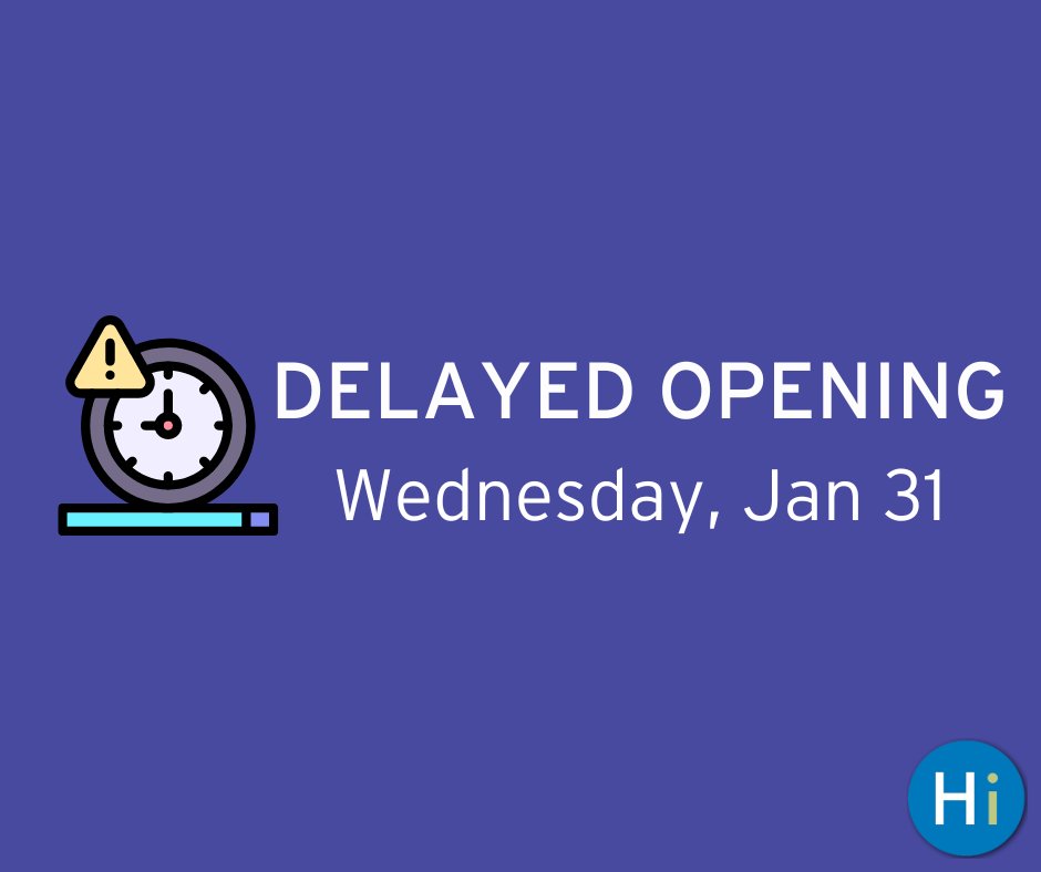 ❗All HCLS branches will open at noon on Wednesday, January 31. Library offices and branches are closed from 10 am to 12 pm for professional development.
