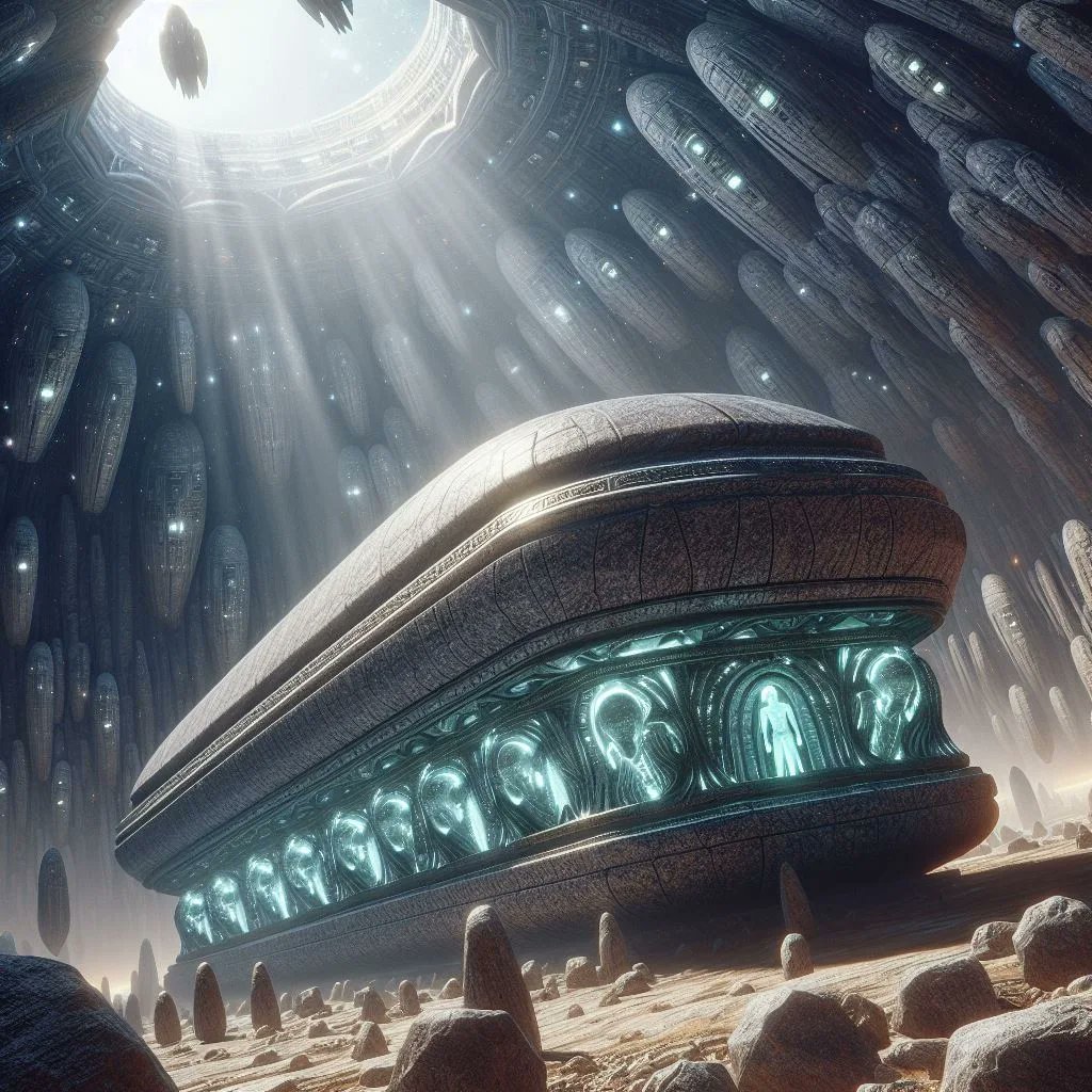 MissingConnectP's tweet image. Is it possible the most famous serapeum at Saqqara, which has huge underground galleries with massive sarcophagi, was used to grow crystal parts for interstellar spacecraft? 

#lostancienttechnology #serapeum #giza #precision