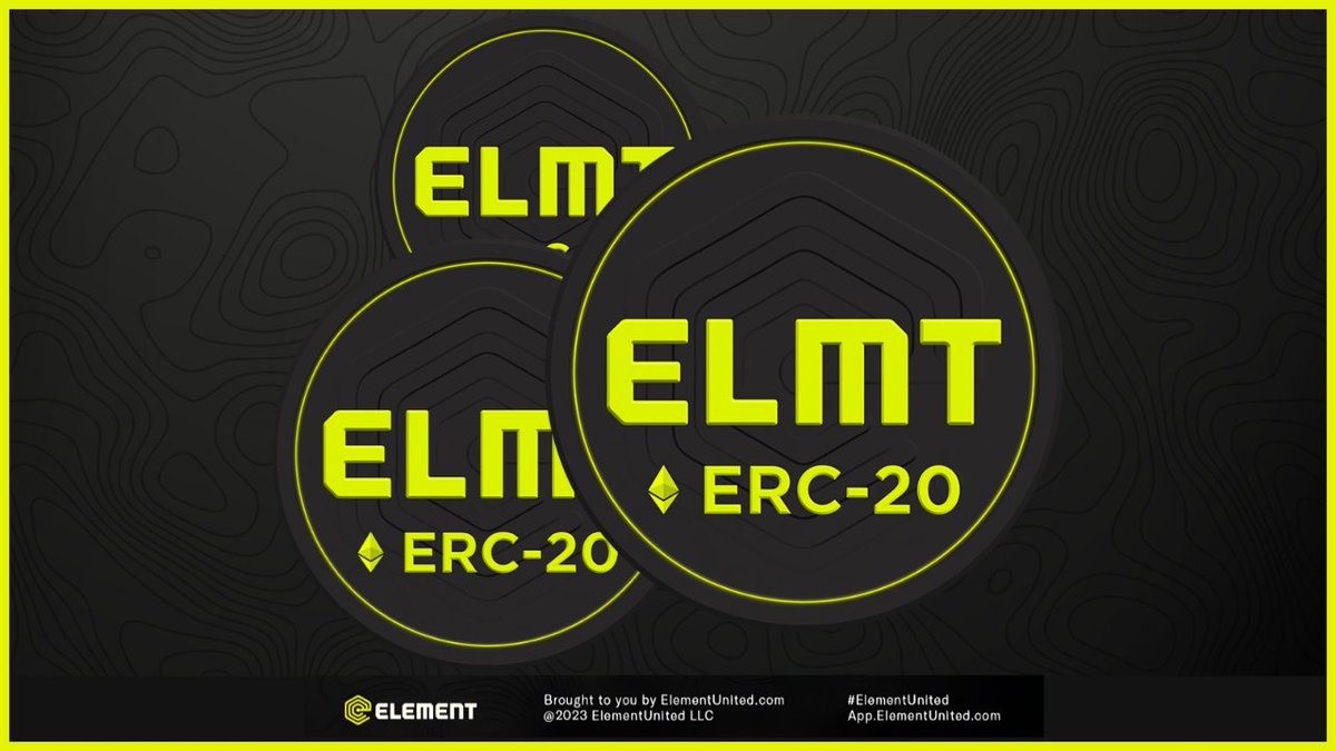 🎉 Exciting update: Element United is excited to announce that the community successfully bridged over 1 Billion ELMT tokens to ERC-20! #ELMT #Crypto #BlockchainUtility #ERC20 #Web3ForGood🌐💥