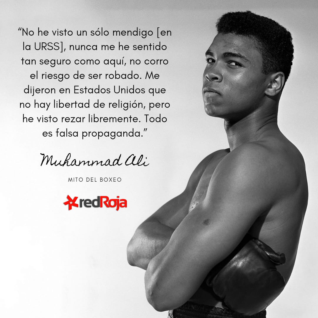 red_roja_net's tweet photo. "No he visto ni un solo mendigo, nunca me había sentido tan seguro sin riesgo de que me roben. Me dijeron que no había libertad de religión en la Unión Soviética, pero en realidad los musulmanes, cristianos y judíos rezan libremente." 

#SocialismoOBarbarie https://t.co/Pwa2xrQl44