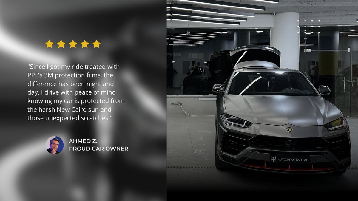 3Mautoprotectio's tweet photo. Client's testimony speaks volumes: "PPF's 3M film has completely changed the game for my car's care." 🌟
Your car could be next! 🚗✨
#PPF #CustomerSatisfaction #3MCarCare #TestimonialTuesday https://t.co/7aR7zJXkdX