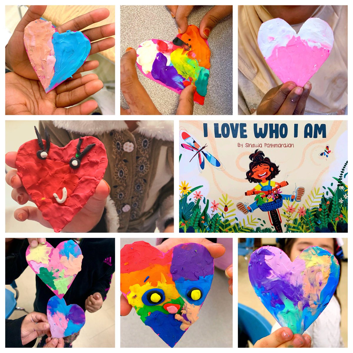 Learning about Tamil-Canadian author/educator Sinduja Pathmarajan, discussing what we love about ourselves & making plasticine hearts in Kindergarten
#tamilheritagemonth