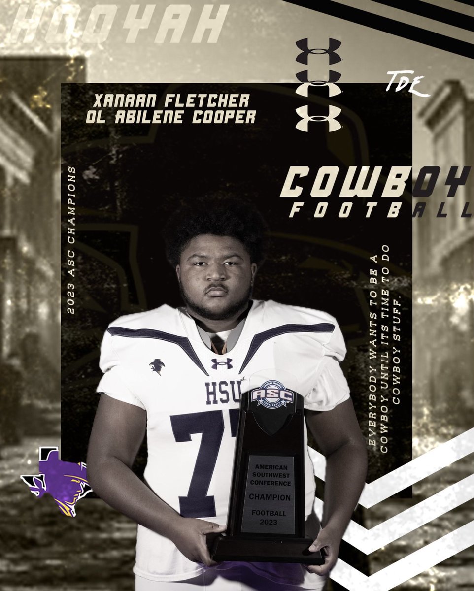 I’m blessed to receive my first offer from
Hardin-Simmons University <a href="/HSUCowboys/">Hardin-Simmons Cowboy Football</a> <a href="/BurlesonHSU/">Burleson</a> <a href="/Coach_Hadnot/">James Hadnot M.Ed. (NolesFamily-NolesNation)</a>