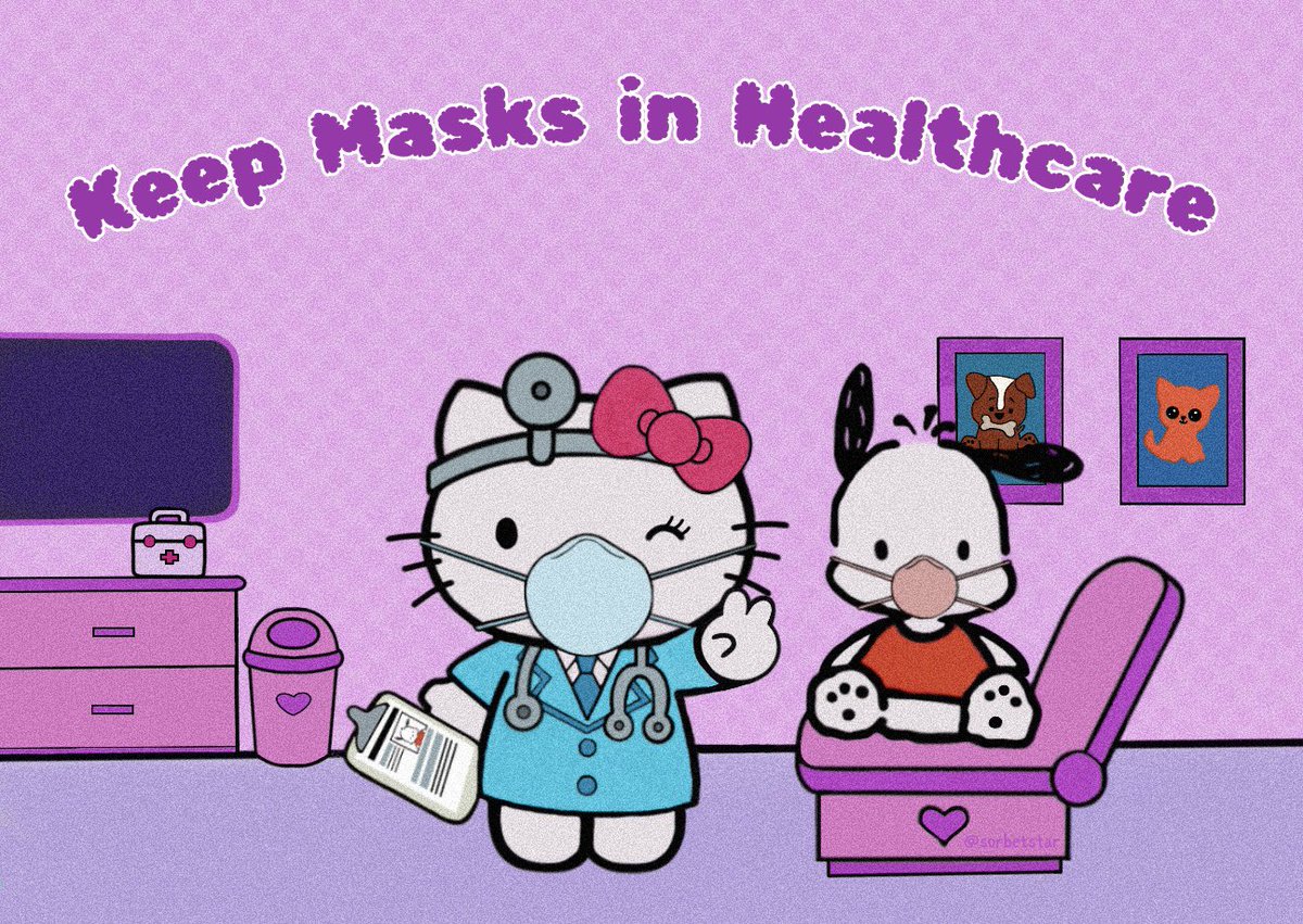 keep masks in healthcare 🏥🎀