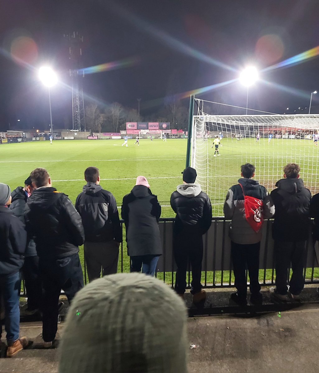 Tuesday Night Lights at Dulwich Hamlet. Sweet 3-0 victory and the foremost home performance of the season.  As Whitman wrote "I dream’d in a dream, I saw a Hamlet invincible to the attacks of the whole of the rest of the earth; I dream’d that was the play-offs."
 #dhfc